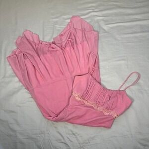 Vintage y2k 90s Taboo pink sequin sparkly fairy mermaid dress